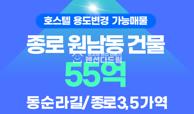 서울 종로구 원남동 [종로 원남동 동순라길 호스텔가능건물 ] 매매 매물번호 15711 사진 1